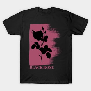 Mysterious black rose T-Shirt